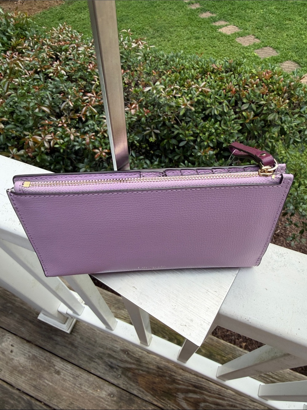 kate spade NWT lavender leather wristlet clutch - Picture 10 of 16
